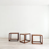 Set of Danish Teak Nesting Tables