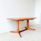 Mid Century Danish Teak Dining Table by Dyrlund