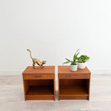 Pair of Danish Teak Nightstands