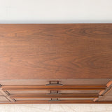 Mid Century Walnut 9 Drawer Dresser