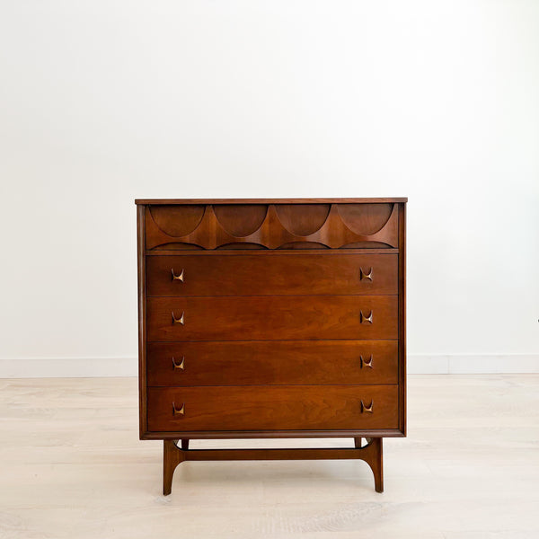 broyhill mid century modern dresser Mid Century Broyhill Brasilia Highboy Dresser – Atomic Furnishing & Design