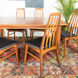 Arne Vodder for Falster Teak Expandable Dining Table