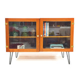 Danish Teak Curio Cabinet by H.G. Furniture