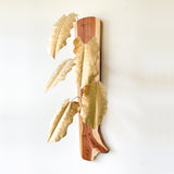 Handcrafted Philodendron Revolution Wall Sculpture