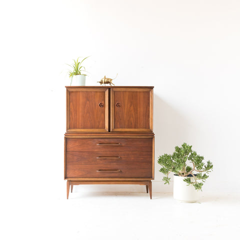 Mid Century Bassett Highboy Dresser