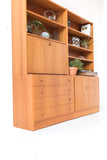 Teak Wall Unit - Made in Belgium