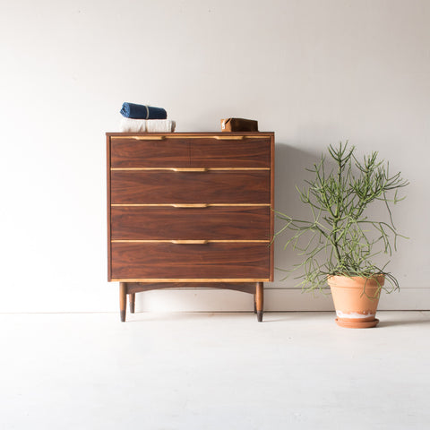 Mid Century Two Toned Highboy