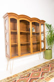 Mid Century Curio Cabinet with Glass Sides
