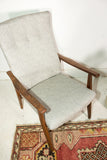 Mid Century High Back Occasional Chair