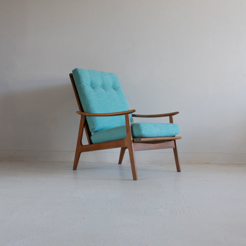 Mid Century High Back Lounge Chair