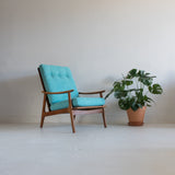 Mid Century High Back Lounge Chair