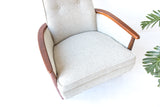 Mid Century High Back Lounge Chair