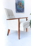 Mid Century High Back Lounge Chair