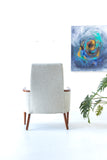 Mid Century High Back Lounge Chair
