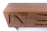 Mid Century Modern Sculpted Dresser