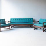 Pair of Sculpted Lounge Chairs