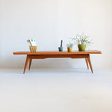 Mid Century Slab Coffee Table