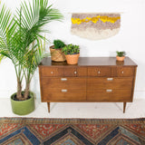 Mid Century Walnut Dresser