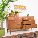 Mid Century Walnut Dresser