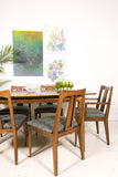 Mid Century Walnut Dining Set