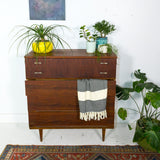 Mid Century Modern Highboy Dresser