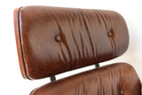 Modern Eames Style Chair and Ottoman