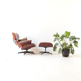 Modern Eames Style Chair and Ottoman