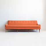 Orange Kroehler Sofa