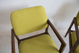 Pair of Chartreuse Occasional Chairs