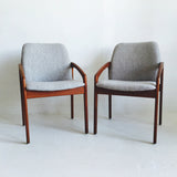 Pair of Kai Kristiansen Chairs - Grey
