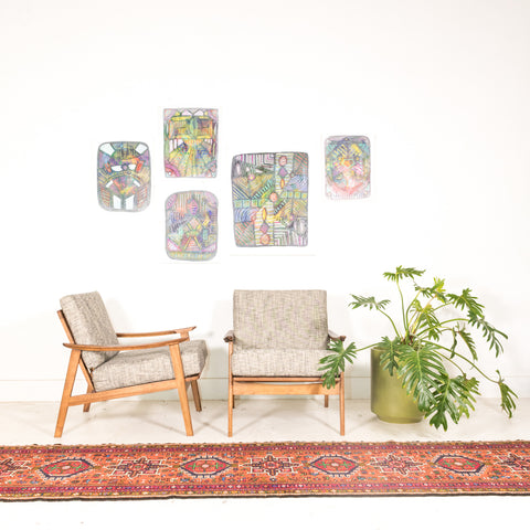 Pair of Mid Century Modern Lounge Chairs