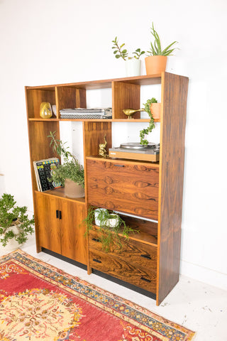 Rosewood Wall Unit/Room Divider