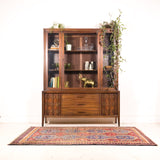 Mid Century Modern Walnut Hutch