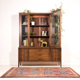 Mid Century Modern Walnut Hutch