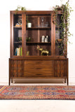 Mid Century Modern Walnut Hutch