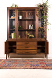 Mid Century Modern Walnut Hutch