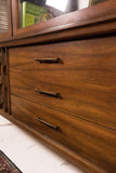 Mid Century Modern Walnut Hutch