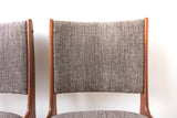 Set of 4 Danish Teak Chairs