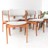 Set of 6 Erik Buch Dining Chairs