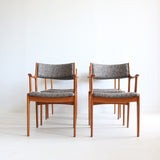 Set of Teak Dining Chairs