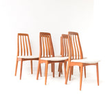 Set of 6 Sculpted Teak Chairs