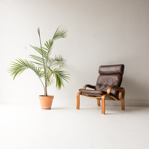 Teak Bentwood Recliner