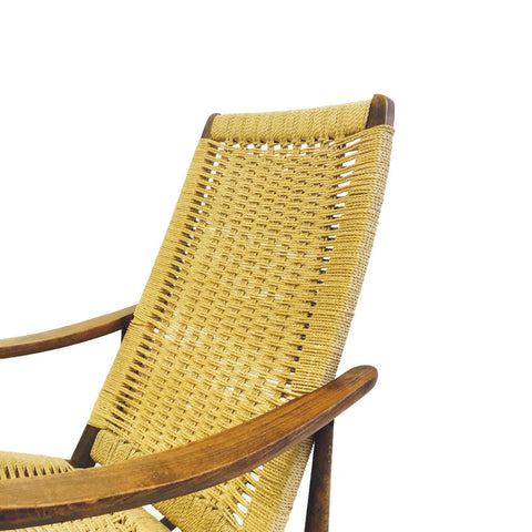 Yugoslavian Rocking Chair Yugoslavian Rope Rocking Chair – Atomic Furnishing & Design