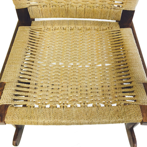 Yugoslavian Rocking Chair Yugoslavian Rope Rocking Chair – Atomic Furnishing & Design