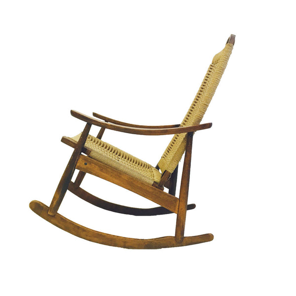 Yugoslavian Rope Rocking Chair – Atomic Furnishing & Design