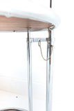 Eileen Grey Adjustable Chrome Side Table