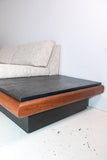 Adrian Pearsall Sectional with Slate End Tables