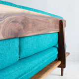 atomic sofa - teal