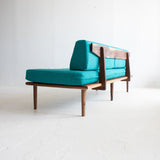 atomic sofa - teal