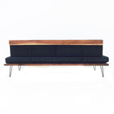 Live Edge Black Walnut Platform Sofa